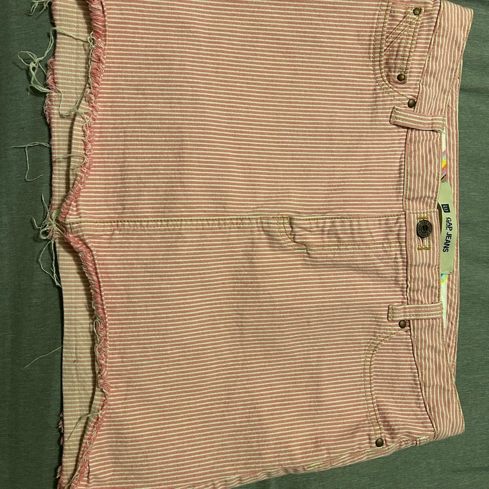 GAP Pink Striped Skirt